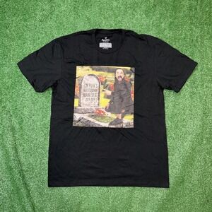 NEW Fanatics Mens‎ Large WWE Wrestlemania CM Punk & Drew McIntyre Shirt Black